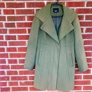 Olive green, wool pea coat
